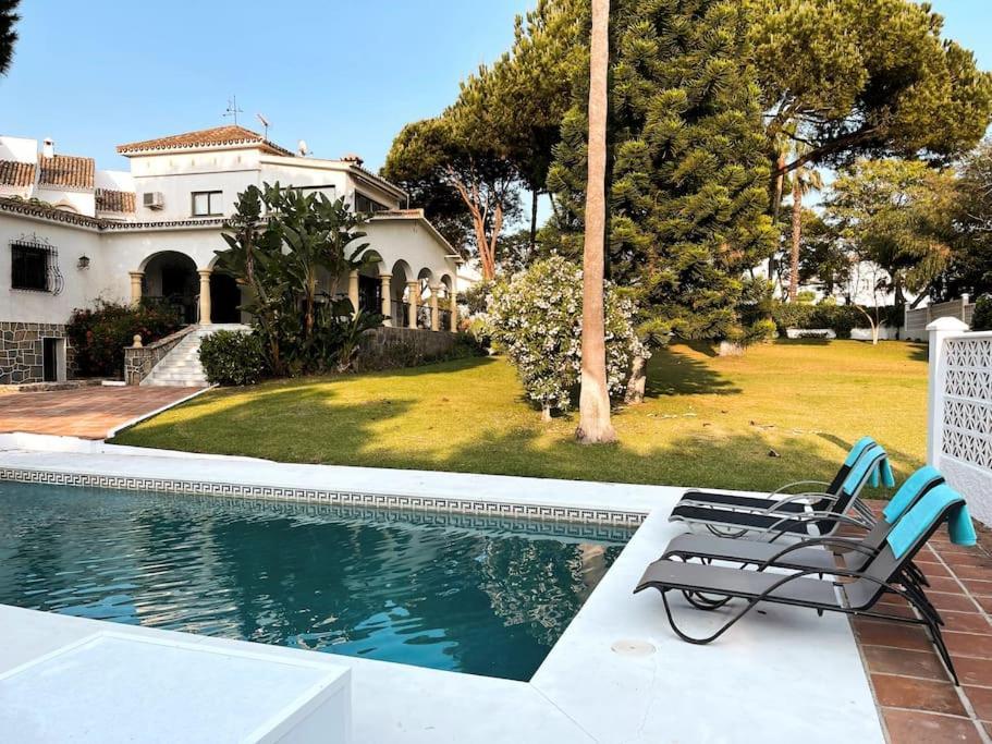 Villa Santa Cristina Cerca Del Mar Marbella Exterior foto
